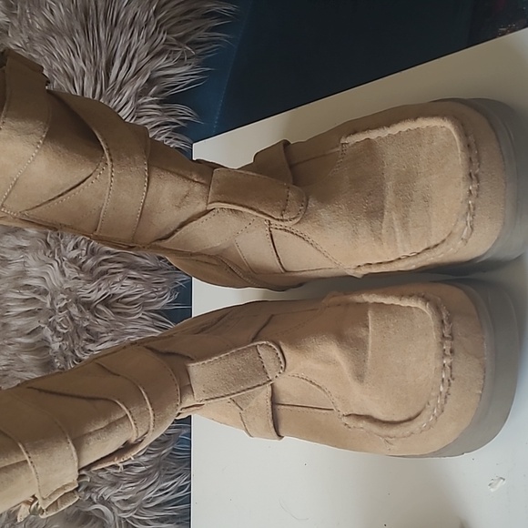 Vintage platform boots 9 - Picture 2 of 5